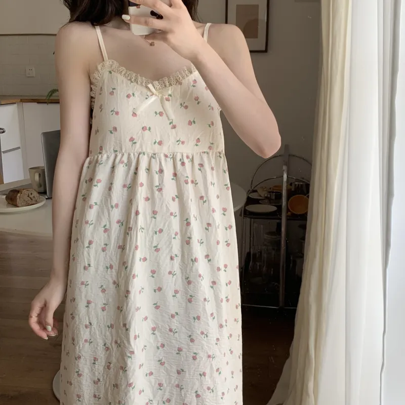 Ta Yan Nightgown Women's Apricot-1