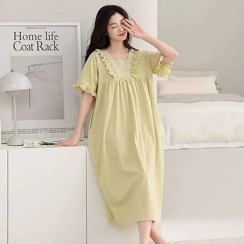 Ta Yan Nightgown Clothing Sets Summer Women's-3