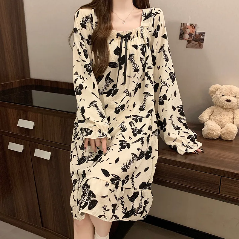 Ta Yan Nightgown Women's Image Color-2