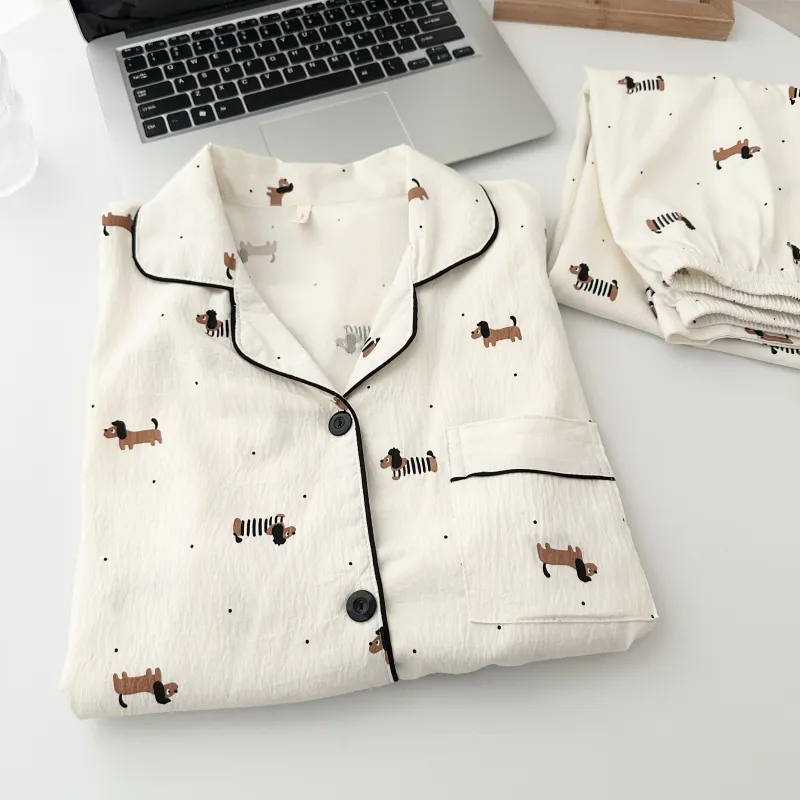 Ta Yan Pajama Set Women's White-2