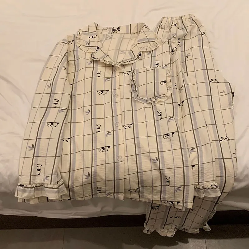 Ta Yan Pajama Set Women's Apricot-2