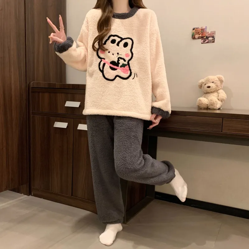 Ta Yan Pajama Set Women's Apricot-2