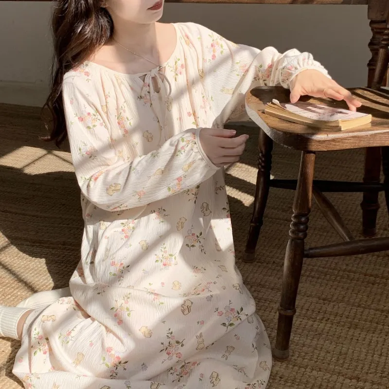 Ta Yan Nightgown Women's Apricot-1