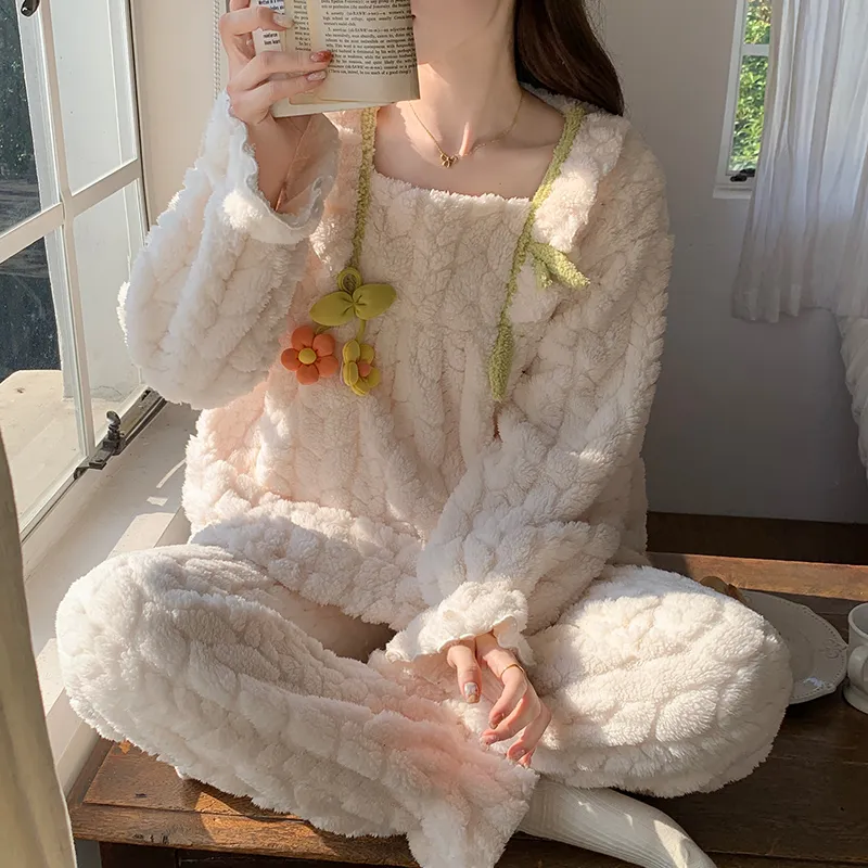 Ta Yan Pajama Set Women's Apricot-2