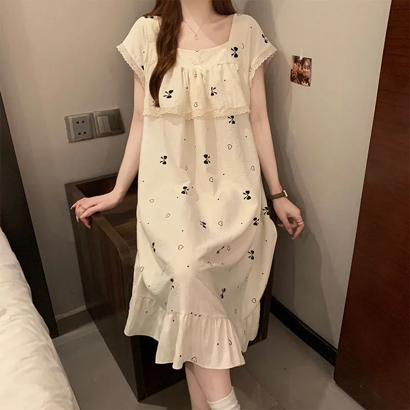 Ta Yan Nightgown Women's Apricot-1