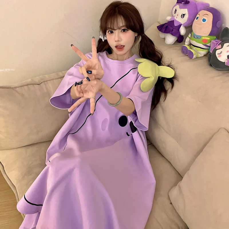 Ta Yan Nightgown Women's Purple-3
