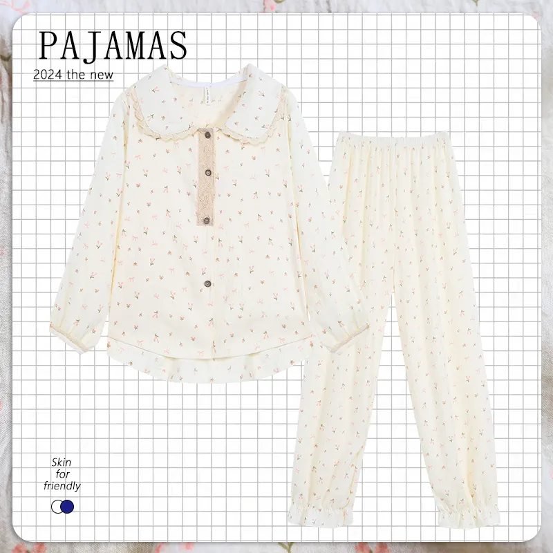 Ta Yan Pajama Set Women's Apricot-1