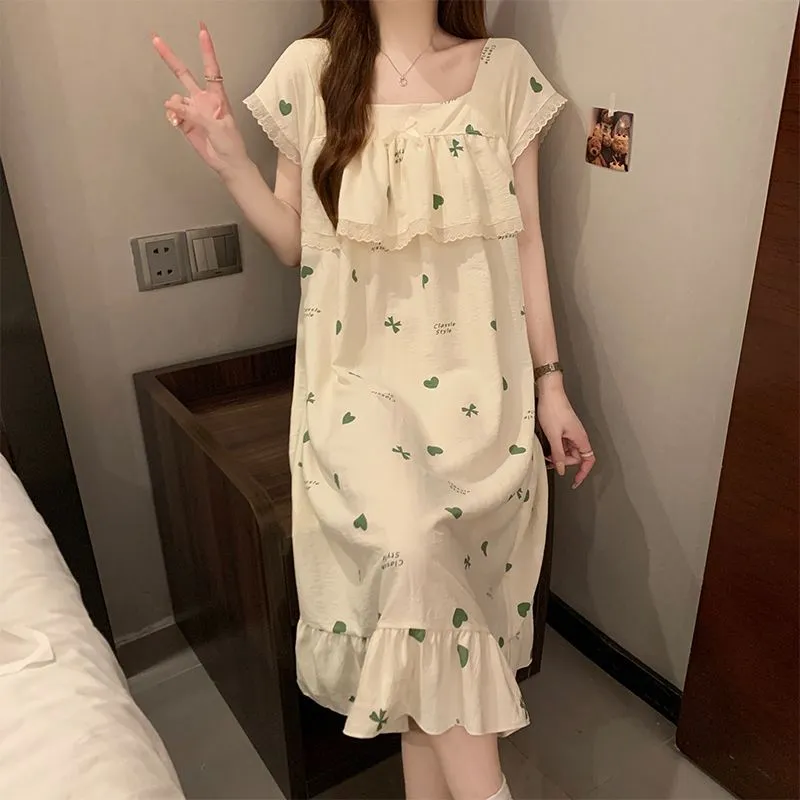 Ta Yan Nightgown Women's Apricot-1