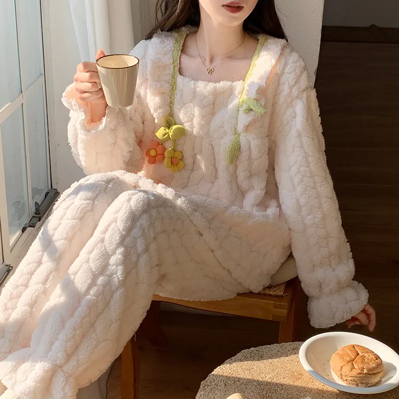 Ta Yan Pajama Set Women's Apricot-1