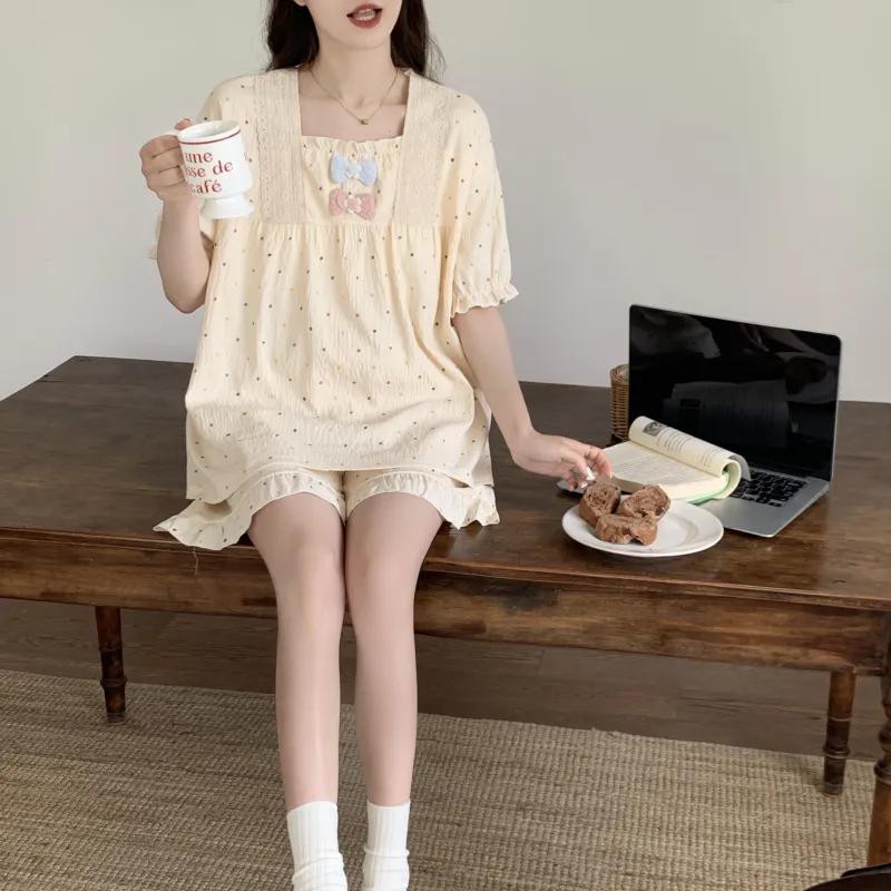 Ta Yan Pajama Set Women's Apricot-1