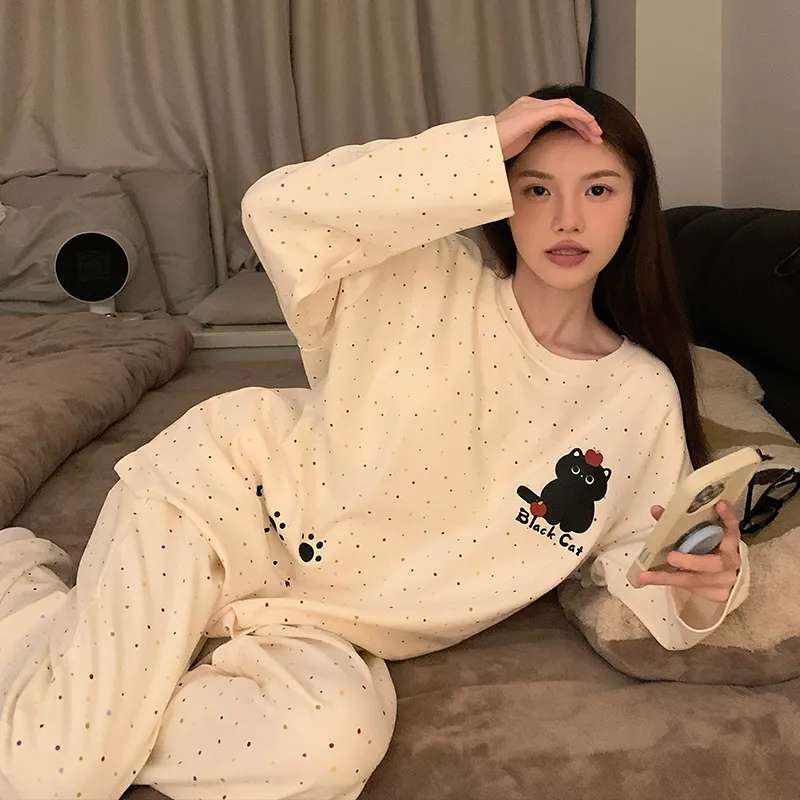 Ta Yan Pajama Set Women's Apricot-3