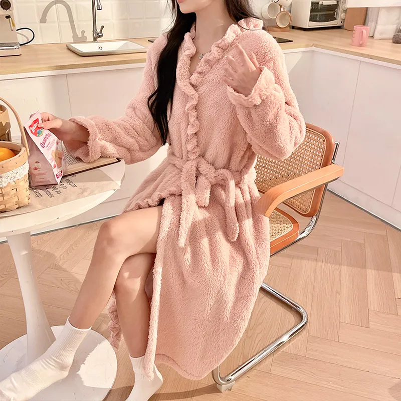 Ta Yan Winter Bath Robes Women's-4