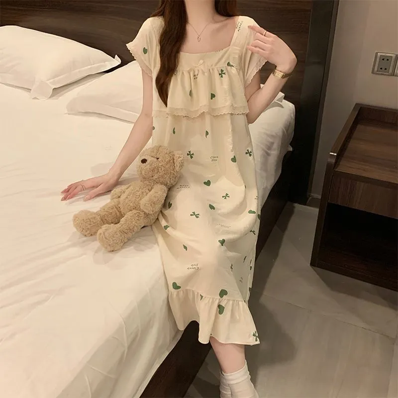 Ta Yan Nightgown Women's Apricot-2