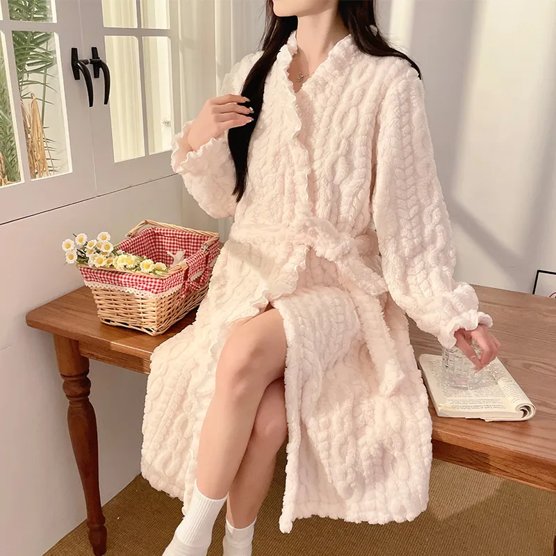 Ta Yan Winter Bath Robes Women's-13