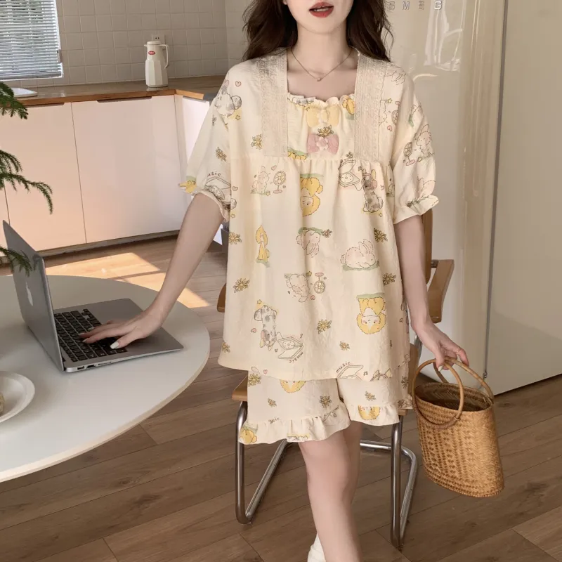 Ta Yan Pajama Set Women's Apricot-3