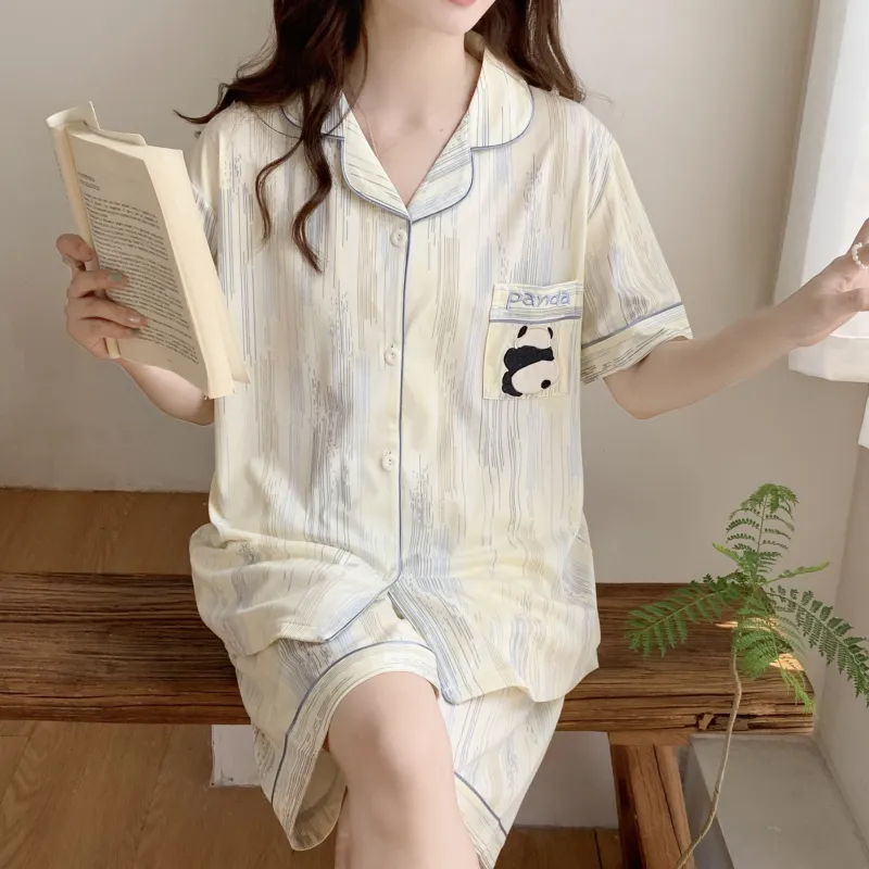Ta Yan Pajama Set Women's White-4
