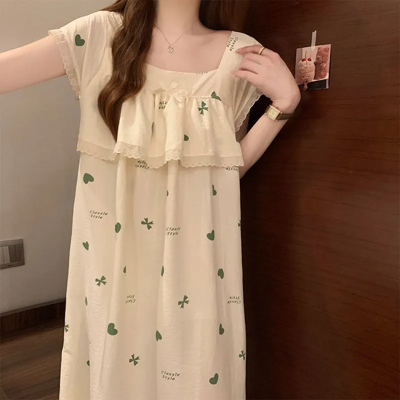 Ta Yan Nightgown Women's Apricot-5