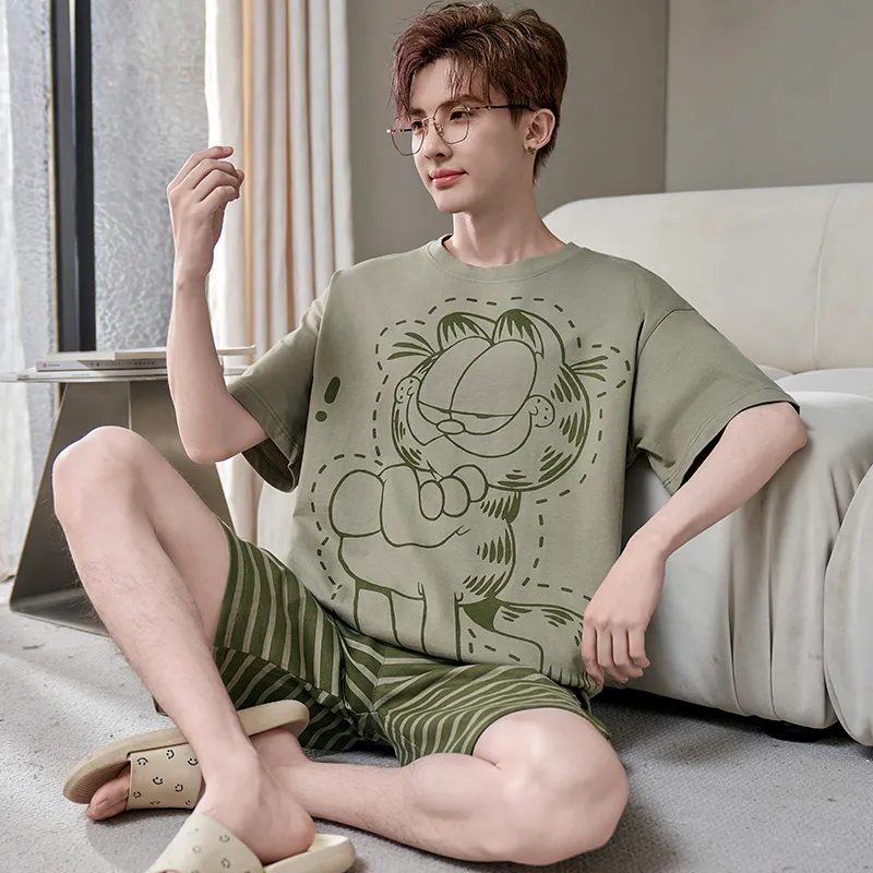 Ta Yan Pajama Set Men's 2 Piece Set-1