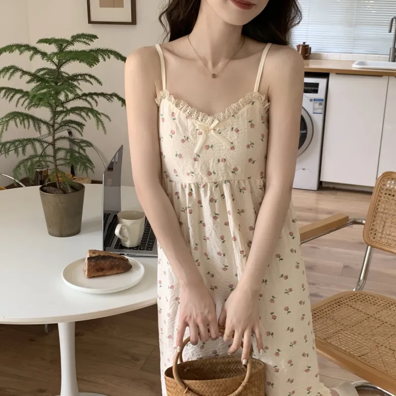 Ta Yan Nightgown Women's Apricot-4