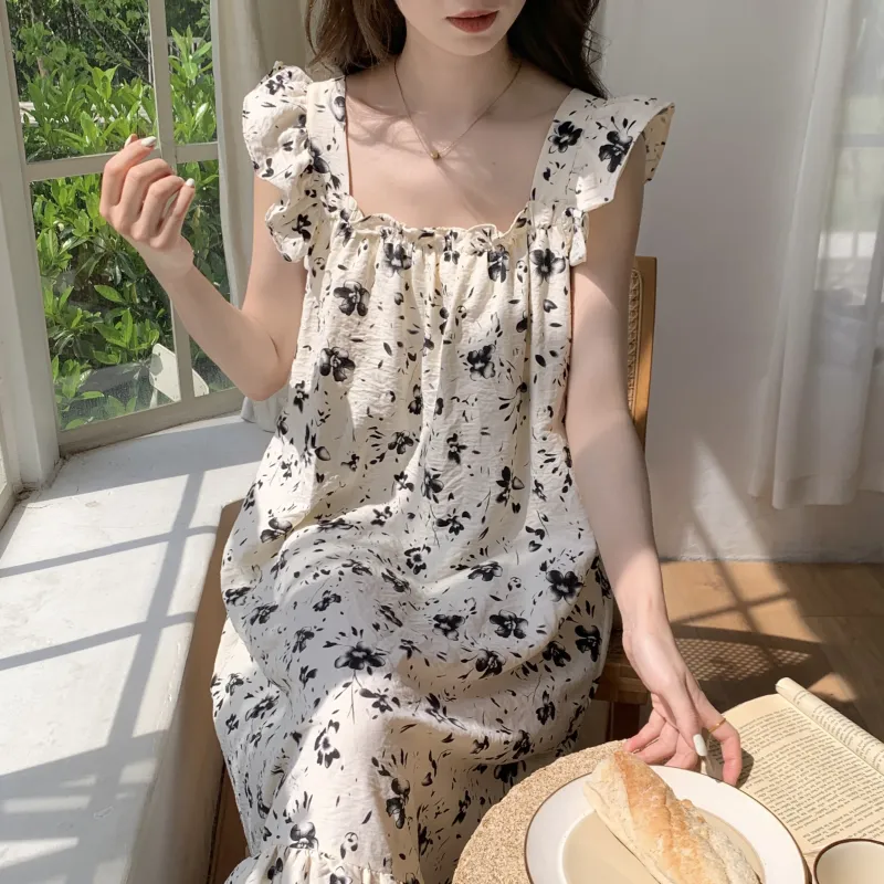 Ta Yan Nightgown Women's Apricot-3
