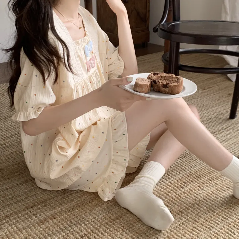 Ta Yan Pajama Set Women's Apricot-7