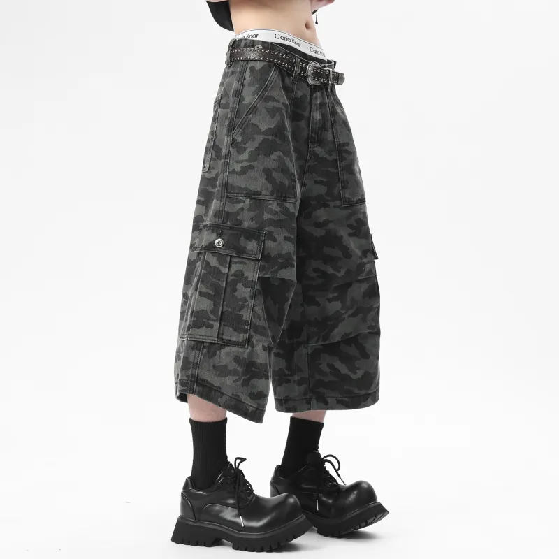 DUNHUANG ART INSTITUTE Cargo Shorts Unisex-4