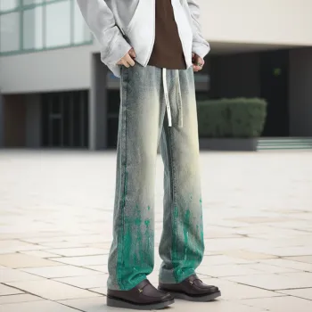 DUNHUANG ART INSTITUTE Jeans Unisex Purple