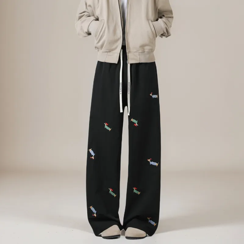 DUNHUANG ART INSTITUTE Casual Pants Unisex-2