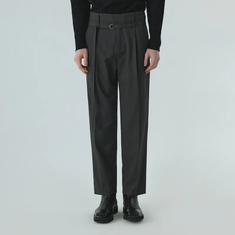 TOKUHON Suit Pants Straight Fit Version Men's-5
