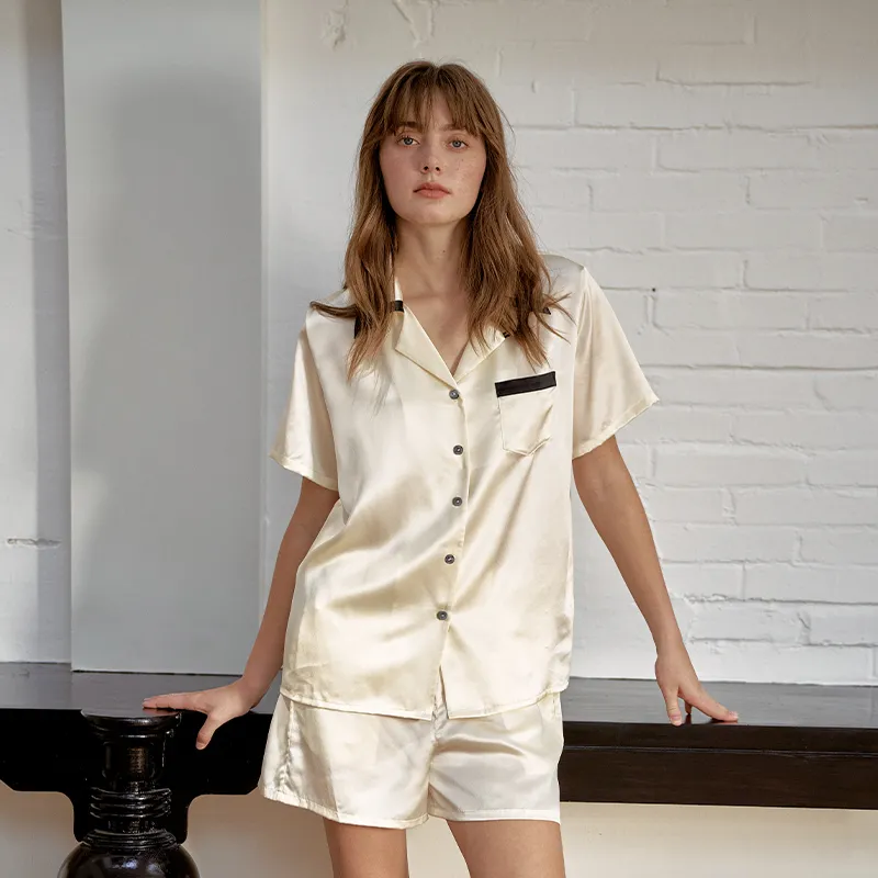 NOT JUST PAJAMA Pajama Set Women's White-1