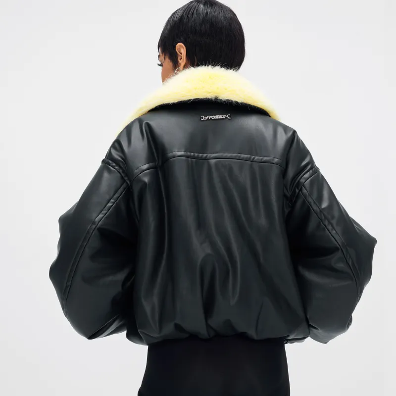 JYOSEI Puffer Jacket Women's Black-2