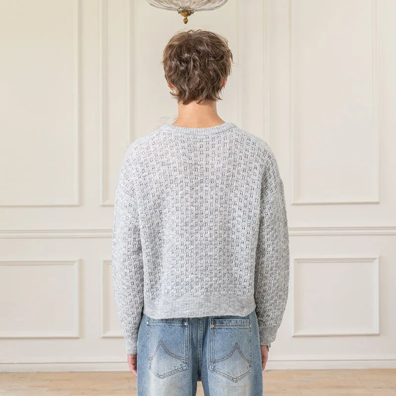 MEGALAXY Knitwear Unisex Light Gray-5