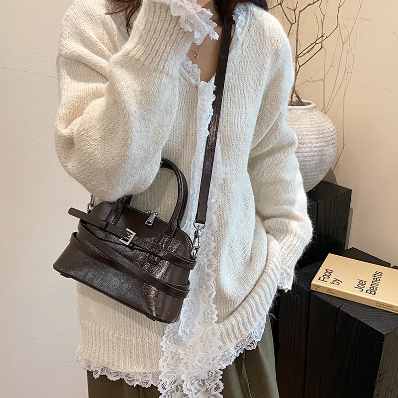 SURELAPTOP PU Crossbody Bag Shoulder Bag Handbags Regular Women's Black/Coffee/Brown-10
