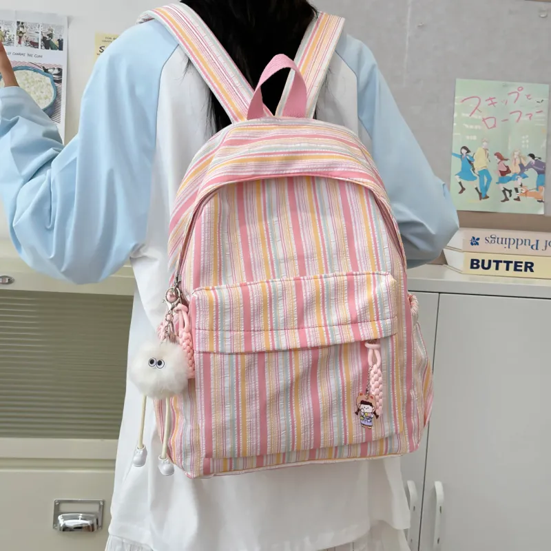SURELAPTOP Nylon Backpack Unisex Multicolor-2