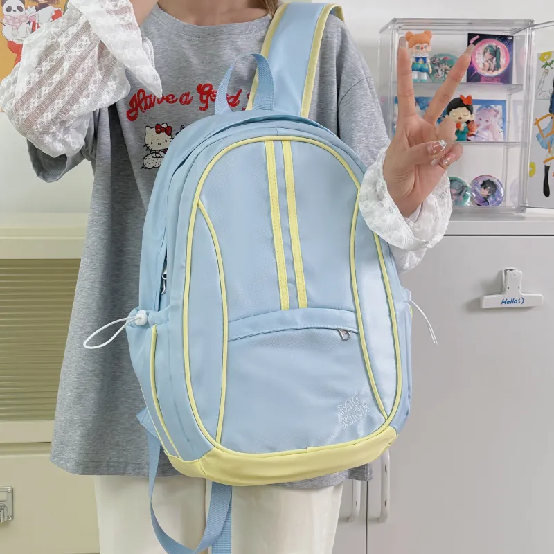 SURELAPTOP Nylon Backpack Unisex Multicolor-18