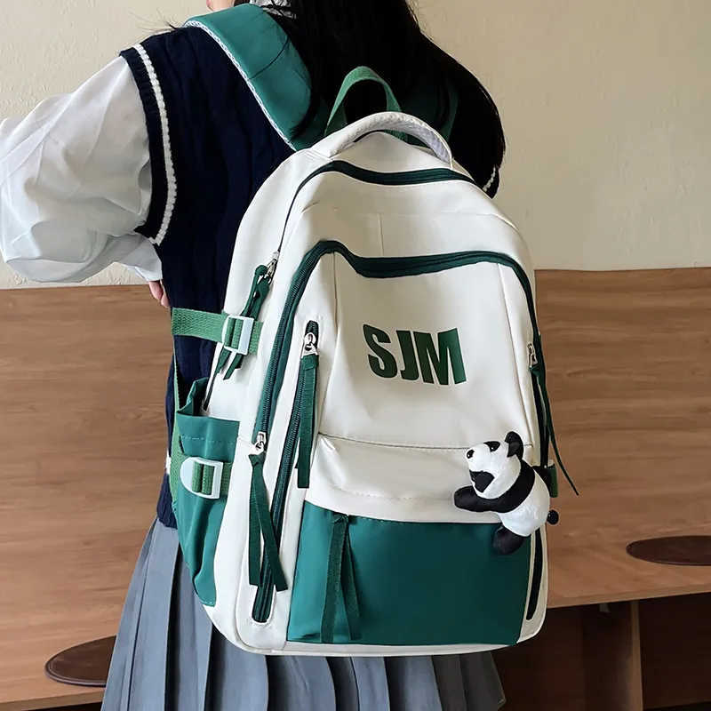 SURELAPTOP Nylon Backpack Unisex Multicolor-12