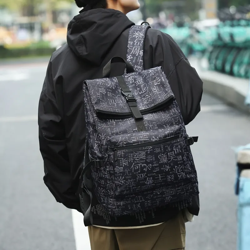 SURELAPTOP Fabric Backpack Unisex Multicolor-5