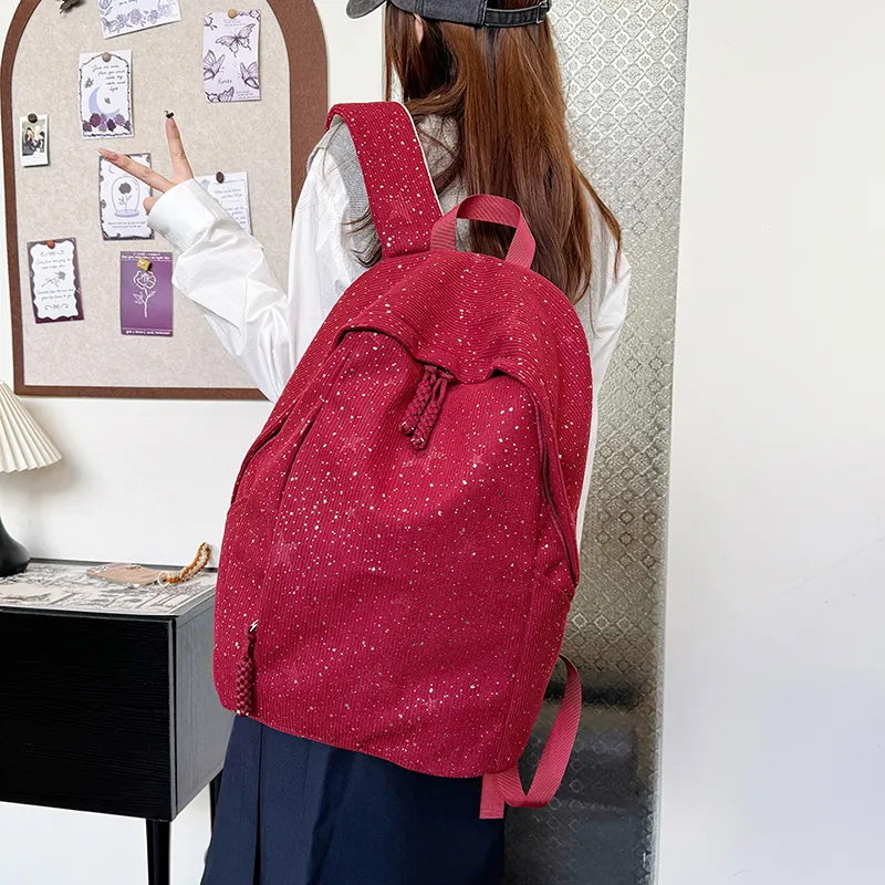 SURELAPTOP Strips Backpack Women's Ecru-9
