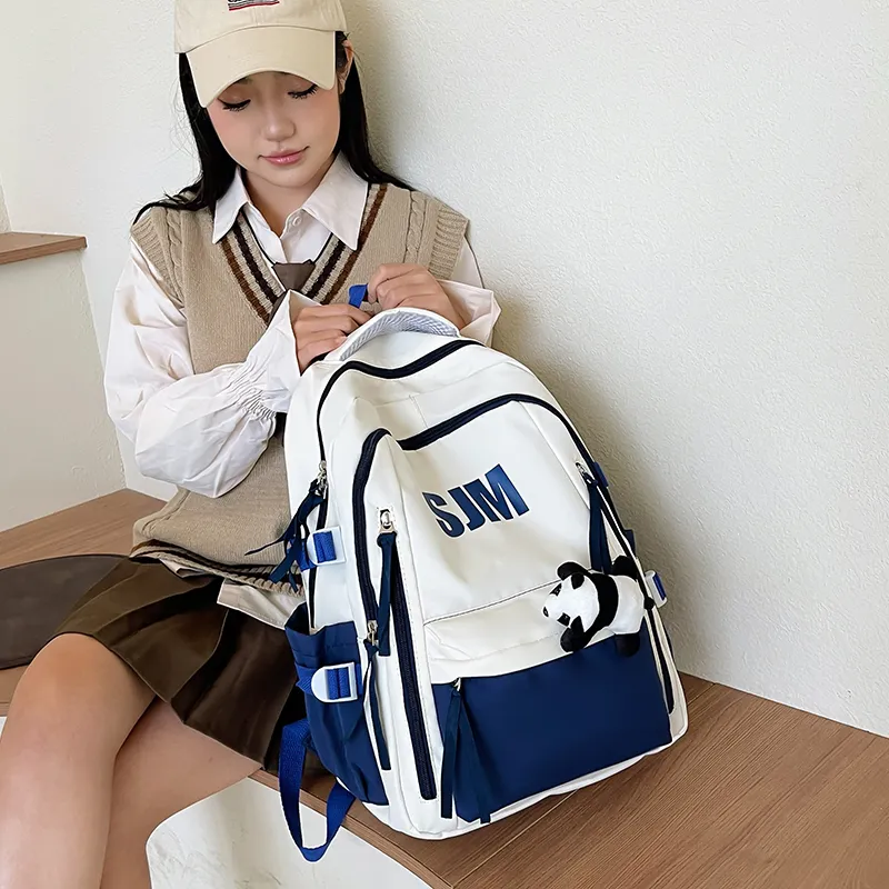 SURELAPTOP Nylon Backpack Unisex Multicolor-2