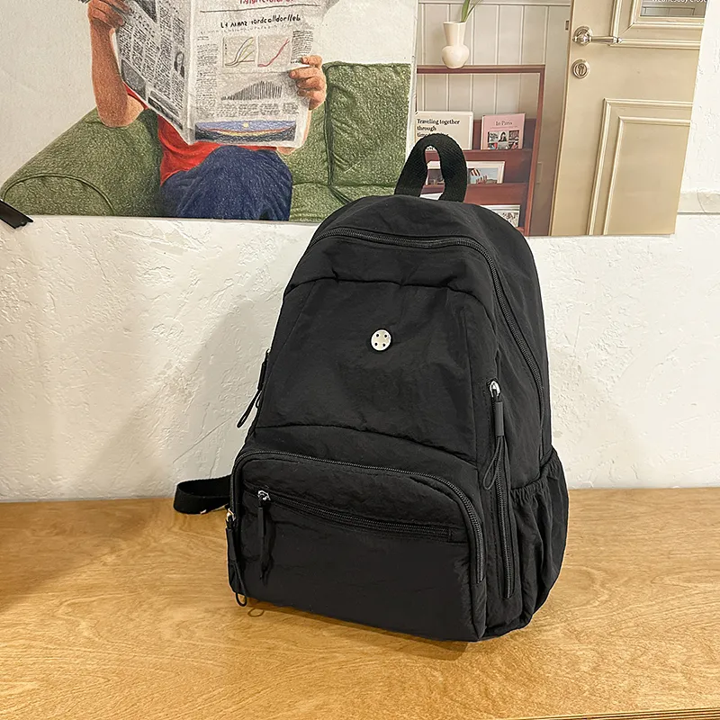 SURELAPTOP Nylon Backpack Unisex Multicolor-8