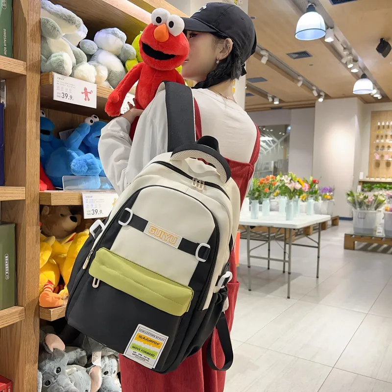 SURELAPTOP Nylon Backpack Unisex Multicolor-2