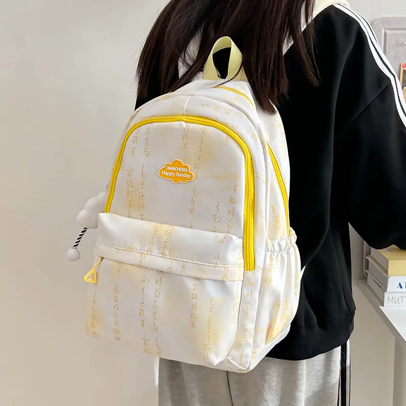 SURELAPTOP Nylon Backpack Regular Unisex Multicolor-19