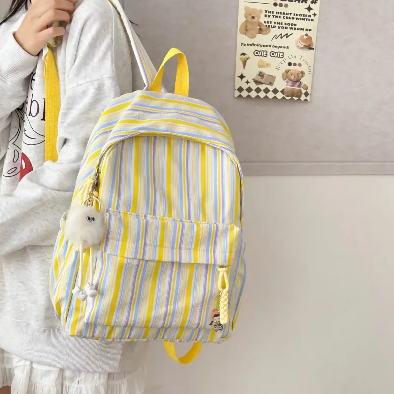 SURELAPTOP Nylon Backpack Unisex Multicolor-6