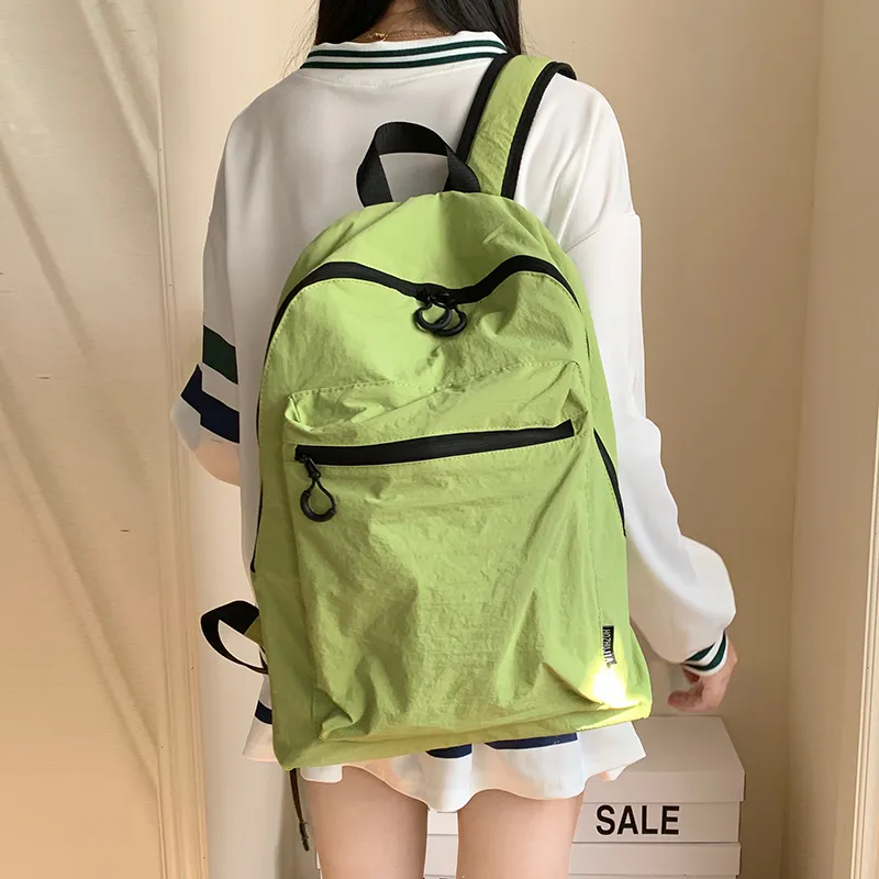 SURELAPTOP Nylon Backpack Unisex Multicolor-12