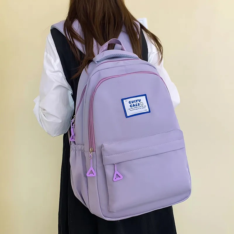 SURELAPTOP Nylon Backpack Unisex Multicolor-13