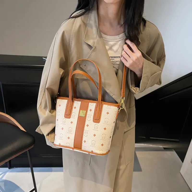 SURELAPTOP PU Tote Bag Shopping Bag Shoulder Bags Women's Multicolor-13