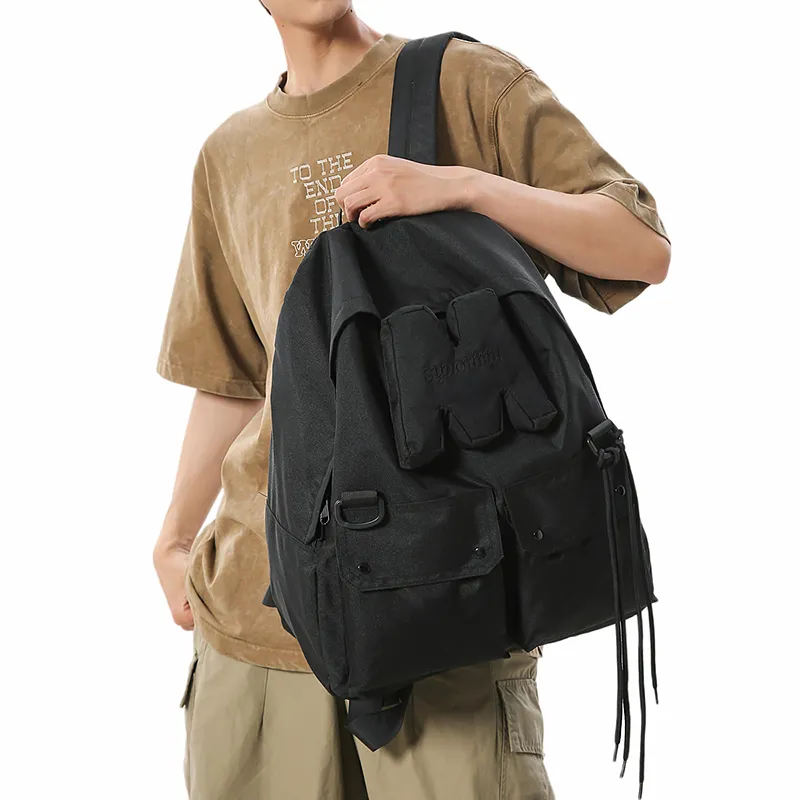 SURELAPTOP Nylon Backpack Unisex Multicolor-9