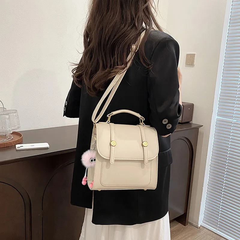 SURELAPTOP Leather PU Backpack Handbag Medium Size Women's Multicolor-15