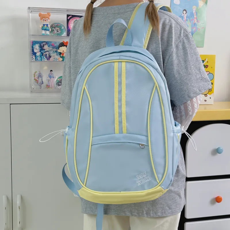 SURELAPTOP Nylon Backpack Unisex Multicolor-16