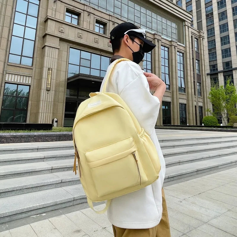 SURELAPTOP Canvas Backpack Unisex Multicolor-10